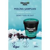 Süper Hacim Deniz Tuzu ve Dut Peeling Şampuan Organik, Kepek Önleyici Saç Dökülmesine Karşı, 280 G