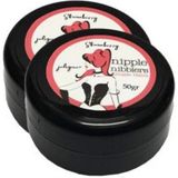 Süper Hintohu Nipple Nibblers Tingle Balm Strawberry Flavored 50ML Çilekli Göğüs Bakım Kremi 2 Adet - 1li