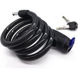 Süper Kalın 22MM Çelik Halat Kilit 150CM Sağlam Motor Kilidi En Güvenli Uzun Hırsız Koruma Si