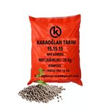 Süper Kompoze Npk 15.15.15 Taban Gübresi Kükürt Katkılı 25 Kg