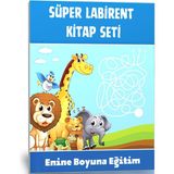 Süper Labirent Kitap Seti (2 Labirent Kitabı) - Enine Boyuna Eğitim