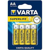 Süper Life Sarı Varta Kalın Kalem Pil 4 Lü