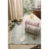 Süper Lüks Miss Bamboo 50X90CM. Ihraç Malı El&yüz 3'lü Havlu Seti %70 Bambu Lifi Içerir - 50 x 90 cm - Bej - Mavi - Pembe