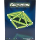 Super Mag Supermag 37 Parça Fosforlu Manyetik Yapı Oyuncağı- Mıknatıslı Stem Seti - MIKNATISLI OYUNCAK