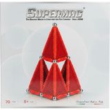 Super Mag Supermag 70 Parça Manyetik Yapı ve Geometri Seti- Stem Eğitici Manyetik Oyuncak - MIKNATISLI OYUNCAK