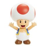 Super Mario Aksiyon Figürü 2.5 İnç Kırmızı Kurbağa Koleksiyon Oyuncak