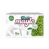 Süper Maylo Bambu Katkılı Kağıt Havlu 8'Li (8'Li Paket)
