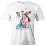 Super Mom Anneler Günü Beyaz Unisex Tshirt