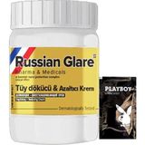Süper Playboy Rusian Glare Nano 50 ml Rus Merhemi Tüy Dökücü Azaltıcı Krem + Yanında Jel - 1li