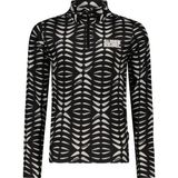 Super Rebel Desenli Siyah - Beyaz Kız Çocuk T-Shirt R409-6402-942-SPURT Ski Sport Jerse - 12 Yaş