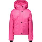 Super Rebel Pembe Kız Çocuk Kayak Montu R409-5208-TWISTER Girls Twill Hoode - 8 Yaş