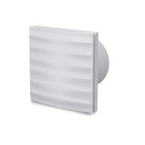 Süper Sessiz 12 W Kapaklı Düz Banyo Wc Aspiratör Fanı 100 Mm Duvar Tipi Tuvalet Hava Havalandırma