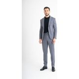 Süper Slim Fit Takım Elbise - Gri - 56 - 6 Drop