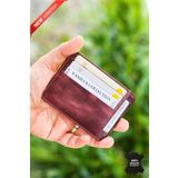 Super Slim Model Orijinal Hakiki Deri Unisex Oval Kredi Kartlık Cüzdan Portföy Süper İnce model Craz