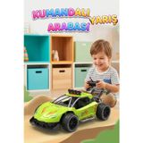 Super Speed Racing 1:20 Ölçekli Şarjlı Uzaktan Kumandalı Araba - 4 Kanallı Yarış Arabası YEŞİL