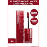 Super Stay Vinyl Ink Uzun Süre Kalıcı Kırmızı Tonlu Likit Parlak Ruj 10 Lippy
