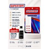Super Tape Style Hair 36’lı Oval Protez Saç Bandı 250 ML Protez Saç Temizleme Solventi Hediyeli