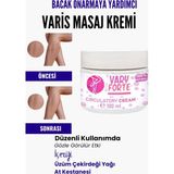 Süper Var.is Bölgesi Için Bacak Onarmaya Yardımcı ve Besleyici Varyforte Masaj Kremi 100 ml - 1li