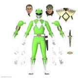 Super7 ULTIMATES! Mighty Morphin Power Rangers Green Ranger (Glow) - 7 inç Power Rangers Aksiyon Figürü Aksesuarlarla Klasik TV Şovu Koleksiyon ve Retro Oyuncaklar