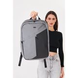 Superbag 15.6-17.3 İnç Laptop Sırt Çantası 5 Bölmeli Su İtici Kumaş Korumalı Notebook Çantası 6520