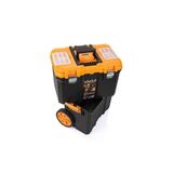 Superbag Hipaş Plastik Çift Katlı Tekerlekli Takım Çantası TK-5039, 33x48.5x63.5 cm