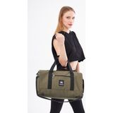 Superbag Seyahat Spor Çantası Kadın Erkek Haki - Haki - Siyah