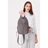 Superbag Su Itici Kumaş Çapraz Askılı Omuz ve Bel Çantası Unisex Günlük Kullanım Çanta SPR-6590 - Gri