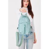 Superbag Su İtici Kumaş Çapraz Askılı Omuz ve Bel Çantası, Unisex, Günlük Kullanım için Hafif ve Kullanışlı Çanta (Turkuaz)