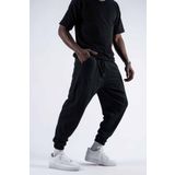 SUPERBLUE Erkek Pile Basic Bol Siyah Jogger Şalvar Pantolon