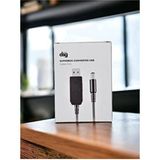 Süperbox Powerbank USB Bağlantı Kablosu 5V Giriş 12V Çıkış Modem Uyumlu - Siyah