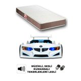 supercarbeds GT1 - Arabalı Yatak Araba Karyola - Full - Elif Iç Yatak 90x190 Cm