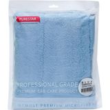 Superclean Purestar Mikrofiber Oto Kurulama ve Cila Havlusu (40X40 Cm) Mavi - 1400 Gsm - Standart