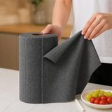 SuperClear Mikrofiber Pratik Temizlik Bezi, 30X30 cm Cırtlı Çok Amaçlı Mutfak Banyo Bezi 1 Rulo, 25 Adet - Asorti Renkler, Flora F272