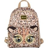 Supercute Winking Elf Leopard Interaktif Çocuk Sırt Çantası - Kahverengi - STD