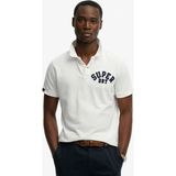 Superdry Beyaz Erkek Yazı Baskılı Polo T-Shirt - M