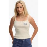 Superdry Beyaz Kadın Nakışlı Atlet W6012154A - Kırık Beyaz - M