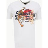 Superdry Bisiklet Yaka Baskılı Kırık Beyaz Erkek T-Shirt Vl Tokyo Relaxed Tee - M