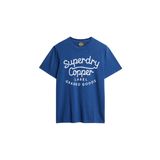 SUPERDRY Bisiklet Yaka Baskılı T-Shirt, M, 5003135422, Sarı, Erkek