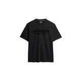 SUPERDRY Bisiklet Yaka Baskılı T-Shirt, S, 5003135525, Siyah, Erkek