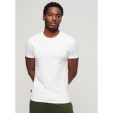 Superdry Bisiklet Yaka Düz Beyaz Erkek T-Shirt M1011245M44C_ESSENTIAL Logo Emb Tee - XL