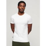 Superdry Bisiklet Yaka Düz Beyaz Erkek T-Shirt M1011245M44C_ESSENTIAL LOGO EMB TEE