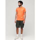 Superdry Bisiklet Yaka Düz Turuncu Erkek T-Shirt M1011245AYUG_ESSENTIAL LOGO EMB TEE