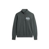 SUPERDRY Bisiklet Yaka Sweatshirt Classic VL Graphic, XL, 5003215490, Siyah, erkek
