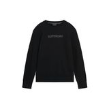 SUPERDRY Bisiklet Yaka Sweatshirt Luxury Sport Loose Fit, S, 5003135473, Siyah, erkek