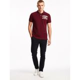 Superdry Bordo Erkek Regular Fit Baskılı Polo T-Shirt Vıntage Athletıc Polo