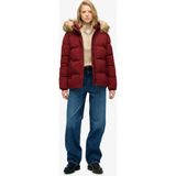 Superdry Bordo Kadın Standart Fit Mont W5011929A - Kırmızı