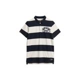 SUPERDRY Çizgili Beyaz - Lacivert Polo T-Shirt Vintage Athletic Jersey, L, 5003297688, Beyaz - Lacivert, Erkek