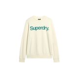 SUPERDRY CLASSIC CORE LOGO SWEATSHIRT Sweatshirt, L, M2013714A, Oyster Cream, erkek