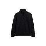 Superdry Dik Yaka Baskılı Sweatshirt, S, M2013750A, Siyah, erkek