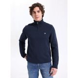 Superdry Dik Yaka Regular Fit Düz Krem Erkek Kazak M6110706A-11S